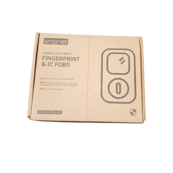 Smart Door Lock, Fingerprint Deadbolt with Keypad, Keyless Entry Front Door Lock - Picture 4 of 9